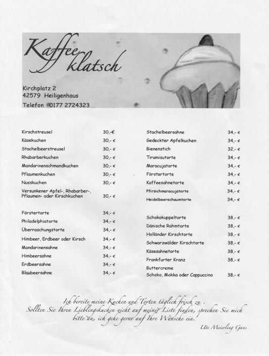 Kaffee Klatsch